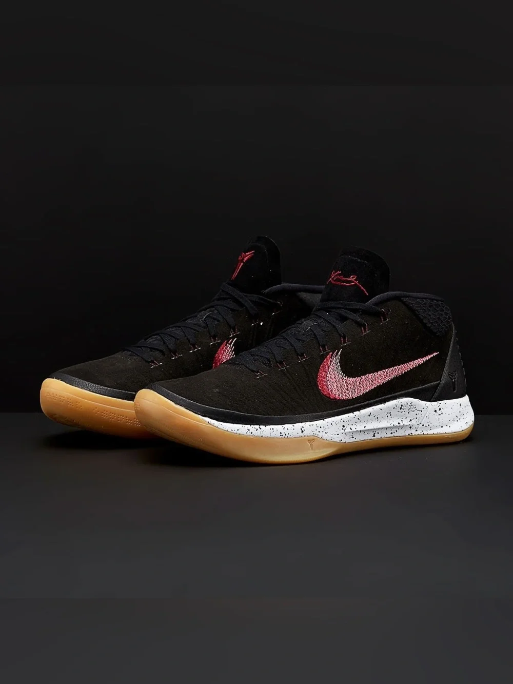 Nike Kobe Bryant AD Mid Black Gum 922482-006 BLACK/SAIL-GUM LIGHT Sz 9.5 Men’s